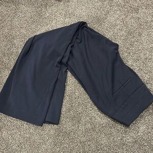 Apt. 9 Trouser Pants Women's 4P Petite Relaxed Straight Blue Stretch